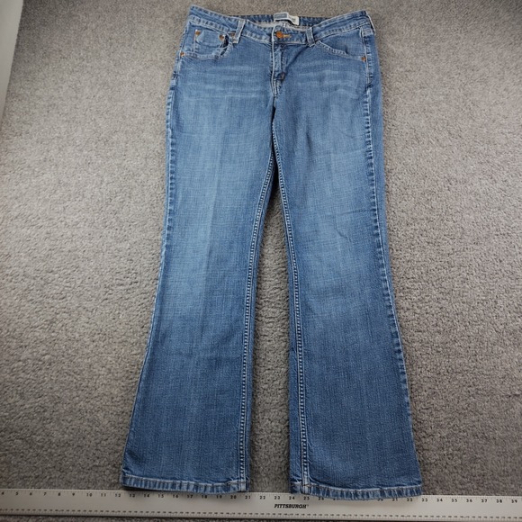 Signature by Levi Strauss & Co. Denim - VTG Levis Womens Low Rise Bootcut Jeans 33x31 Blue Size 12 Medium Western Rodeo